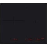 Table de cuisson induction 60cm 3 feux 7400w noir - airlux - atif63bkm