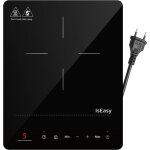 Plaque  induction portable, table induction 1 foyers, plaque de cuisson  induction 2100w avec minuterie, ...