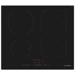 Schneider - scti641ssl plaque induction encastrable 4 foyers dont 1 flexible, 7400w