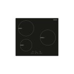 Plaque induction tk60i3z1bt, 3 foyers, 1 booster, sensitives