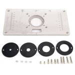 Plaque d'insertion pour le travail du bois, table de routeur 235mm x 120mm x 8mm, durable pour les accessoires ...