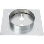 Plaque de montage de chauffage diesel, tourelle planaire en acier galvanis, haute rsistance, antirouille ...