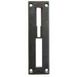Contre - plaque en nylon cisa nc50b pour serrure inf�rieure 50 mm ? code 06277 / 14