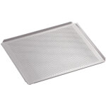 Plaque perfor�e pour four gn2 / 3 aluminium 4 c�t�s relev�s - bartscher