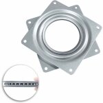 Plaque pivotante � roulement carr�, 5 pcs plateau tournant carr� plaque pivotante rotation � 360 degr�s ...
