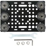 Plaque de portique en aluminium anodis� noir pour imprimante 3d avec poulie de 0, 8 � 3, 1 pouces, poulie ...