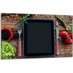 Plaque de protection en verre pour cuisini�re 80x52 cuisine