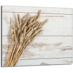 Plaque de protection en verre pour po�le � bois 60x52
