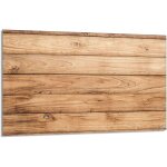 Plaque de protection en verre pour po�le � bois 80x52