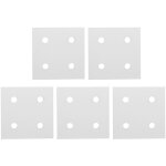 Plaque de raccordement verticale � 4 trous (5 pi�ces) pour profil�s d'extrusion d'aluminium - 8080