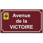Plaque de rue en aluminium 1, 5mm  visser avec lettrage en plexi . signaltique plaque de rue  visser. ...