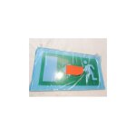 Plaque de signalisation avec picto flèche horizontale de sortie gauche ou droite pour baes par tranche ... Plaque de signalisation avec picto flèche horizontale de sortie gauche ou droite pour baes par tranche ...