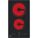 Plaque table de cuisson vitrocramique 2 foyers, 3000w, 29. 5cm, protection contre la surchauffe scurit ...