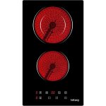 Plaque table de cuisson vitroc�ramique 2 foyers, protection contre la surchauffe s�curit� enfants - 3200w, ...