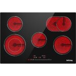 Plaque vitrocramique 5 feux, plaque de cuisson en vitrocramique 5 foyers encastrable plaque 5 feux ...