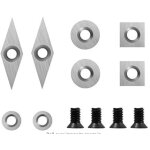 Plaquettes de coupe en carbure 8 pi�ces outils tournage bois inserts en carbure gouges tournage bois
