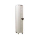 Spacesaver 35 plastiken armoire haute 1 porte avec etageres - l 35 x p 45 x h 184 cm - gamme space saver ...