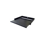 Plateau 19  fonestar rack amovible en m�tal, antid�rapant, finition noire, 440 x 44, 5 x 350 mm.