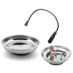 Plateau bol magn�tique 6'' + aimant articul� avec lumi�re led magnetic brico