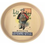 Plateau métallique rond lu 30 cm Plateau métallique rond lu 30 cm