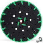 Plateau de pon�age 150 mm, plaque de pon�age d'aspiration de poussi�re 150 mm compatible avec ponceuse ...