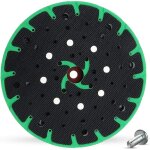 Plateau de pon�age 150 mm, plaque de pon�age d'aspiration de poussi�re 150 mm compatible avec ponceuse ...