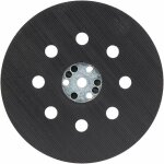 Plateau de pon�age mi - dur (pour peinture, mastic, 8 trous, � 125 mm, accessoires ponceuses excentriques) ...