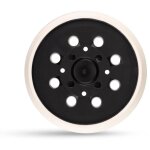 Plateau de pon�age professionnel de 123 mm, avec crochet et boucle, 8 trous, compatible avec bosch pex ...
