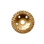 Diamwood - plateau  poncer carbure de tungstne avec grain 8 - d. 125 mm - al. 22, 23 mm - enlvement ...