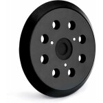 Plateau ponceuse 125mm 8 trous, plateau de pon�age crochet et boucle, compatible ave bo5030 bo5031 bo8041 ...