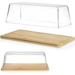 Plateau de pr�sentation en bambou pour buffet avec couvercle 320 x 160 x 110 mm hendi 523841