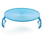 Plateau rond cuiseur vapeur rack, double couche vapeur rack support de plateau de cuisson en plastique ...