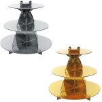 Plateau de service en papier pour patisseries - couleurs assorties