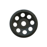 Plateau de surfaage pcd avec 9 segments en diamant polycristallin - d. 125 mm - 22, 23 mm - 21 mm - ...