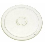 Plateau tournant d'origine 250 mm (481246678412, c00313978) four micro - ondes ariston hotpoint, bauknecht, ...