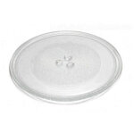 Plateau en verre diam. 255mm (3517203600, 434603) four micro - ondes beko daewoo elsay, gorenje, mora, ...