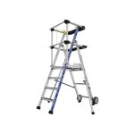 Escabeau pirl 4 marches - hauteur max. de travail 2. 94m - 2272904