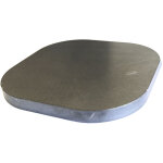 Platine vierge en acier - hauteur de 80mm et largeur de 80mm - epaisseur 8mm - format carré et angle ... Platine vierge en acier - hauteur de 80mm et largeur de 80mm - epaisseur 8mm - format carré et angle ...