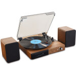 Platine vinyle avec haut - parleurs st�r�o, platine vinyle bluetooth, platine vinyle avec pr�amplificateur ...