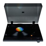 Tt700 - platine vinyle premium 33 et 45 tours - tete de lecture at91 audio technica - antiskating - noire ...