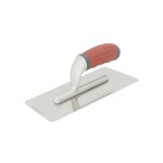 L'outil parfait ? platoir trap�ze 28 x 12 cm ? lame inox polie 0, 6 mm ? angles arrondis ? pour lissage ...
