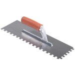 Platoir dent avec poigne caoutchouc - 36 x 13 cm - denture 10 x 10 raimondi 11333