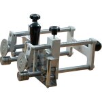 Plieuse � main manuelle - double colonne - 200 mm - kya - sc - 4 rouleaux de guidage lpp