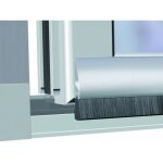 Plinthe anti - vent : inox � brosse (bdp 3 b rvs) - elton