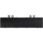 Plinthe  cbles noire paisseur 12 mm plinthe  dimensions 30 x 7, 5 cm plinthe en plastique clipsage ...