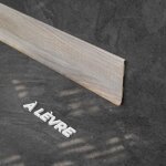 Plinthe � l�vre pvc - ch�ne naturel - 1 m, � l'unit�