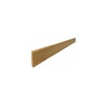 Plinthe plaquee chene naturel huilee 15x80x2400 assortie aux ref cannes / ristretto / quinconces / gds ...