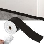 Plinthe souple autocollante - 10 cm x 5 m - plinthe flexible autocollante - noir
