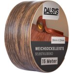 Dalsys - plinthe souple autocollante plinthe adhsive, plinthe de finition pour joints dans le sjour, ...