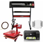 Plotter de dcoupe vinyle 72cm presse  chaud swing, imprimante eco tank, logiciel signcut pro, accessoires ...